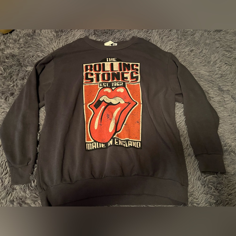 H&M rolling stones crew neck